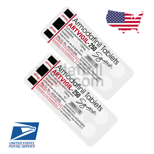 Strong Artvigil 250mg USPS Priority Mail Express Overnight Shipping USA Urgent