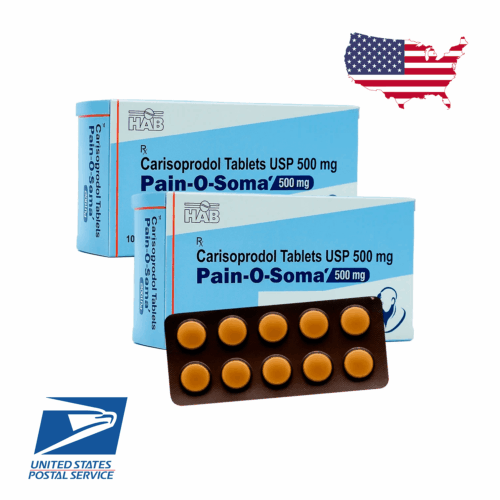 Carisoprodol (Generic Soma) 350mg/500mg – US Domestic via USPS Priority Mail